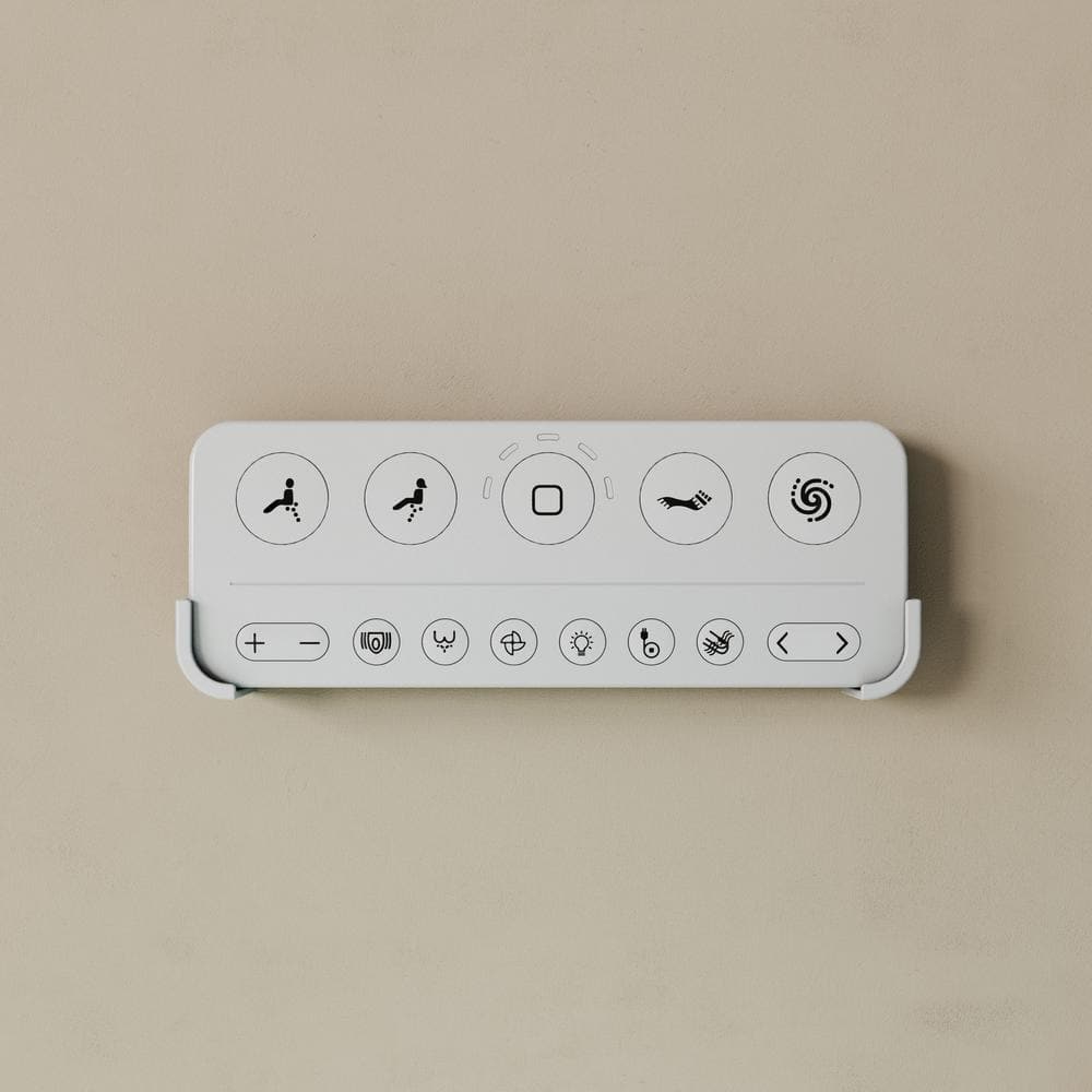 ANGELES HOME Elongated Bidet Toilet with Auto Flush, Soft Close, and Night Light