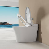 ANGELES HOME Elongated Bidet Toilet with Auto Flush, Soft Close, and Night Light
