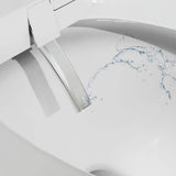 ANGELES HOME Elongated Bidet Toilet with Auto Flush, Soft Close, and Night Light