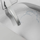 ANGELES HOME Rectangular Bidet Toilet with Auto Open/Close Lid & Night Light