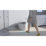 ANGELES HOME Elongated Smart Toilet with Auto Open/Close, Heated Seats, and Remote Control
