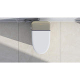 ANGELES HOME Elongated Smart Toilet with Auto Open/Close, Heated Seats, and Remote Control