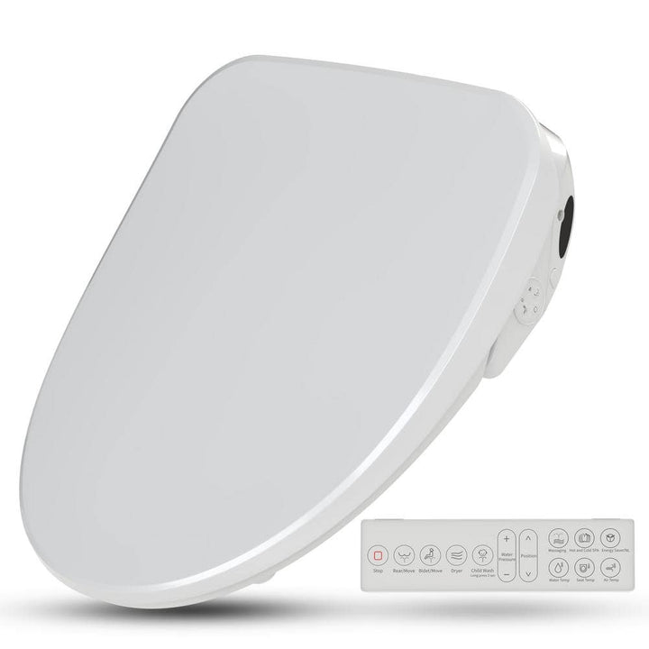 ANZZI Dive Smart Electric Bidet Toilet Seat with Remote Control and Heated Seat