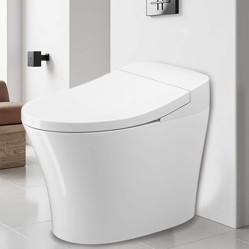 ANZZI ENVO Shroud 1.28 GPF Smart Bidet Toilet with Auto Flush and Heated Seat