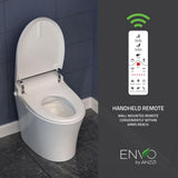 ANZZI ENVO Vail Elongated Smart Bidet Toilet with Remote Control and Heated Seat