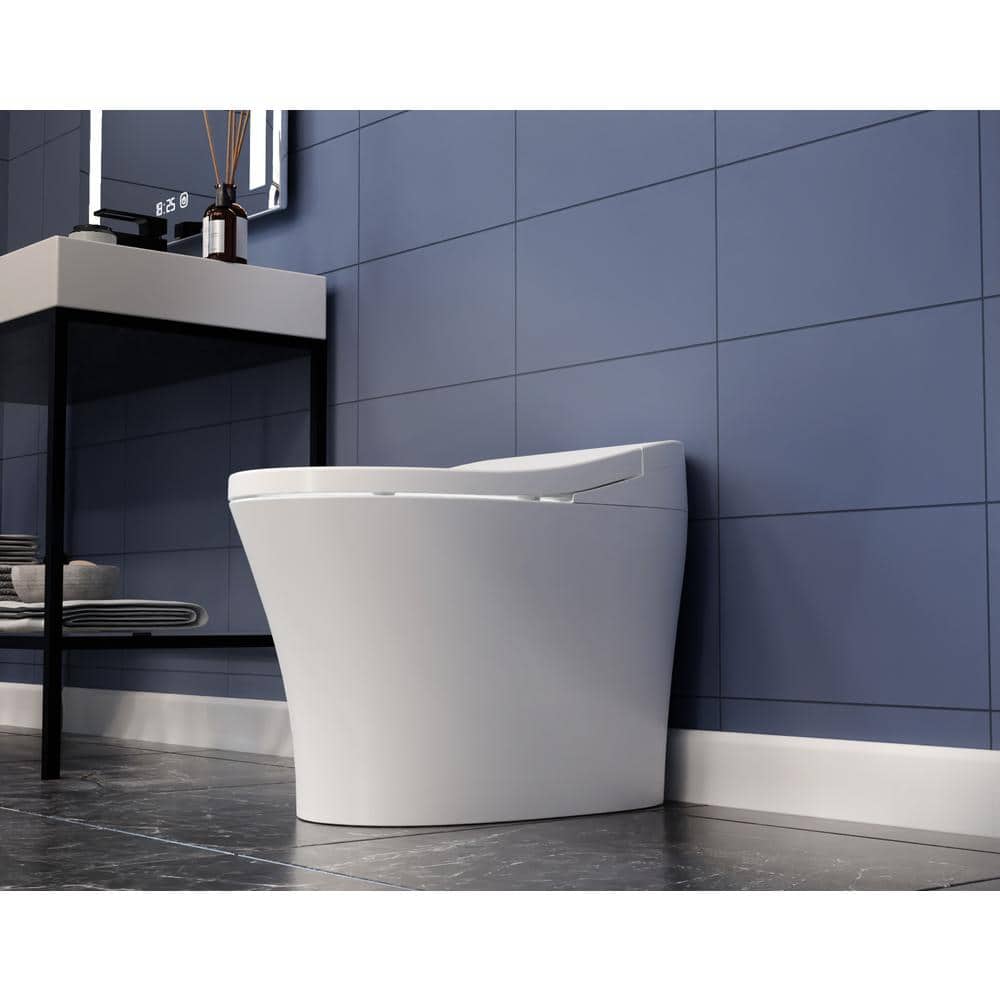 ANZZI ENVO Vail Elongated Smart Bidet Toilet with Remote Control and Heated Seat