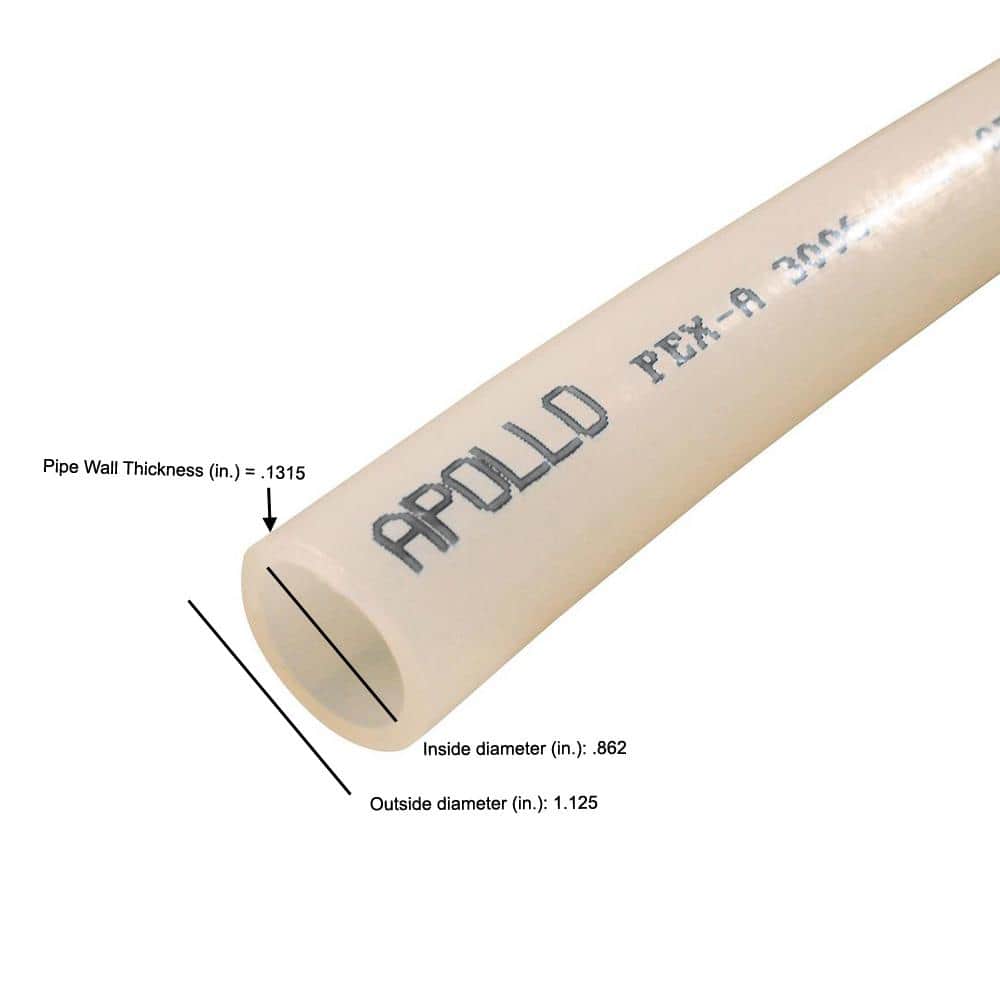 Apollo 1 in. x 5 ft. White PEX-A Expansion Pipe