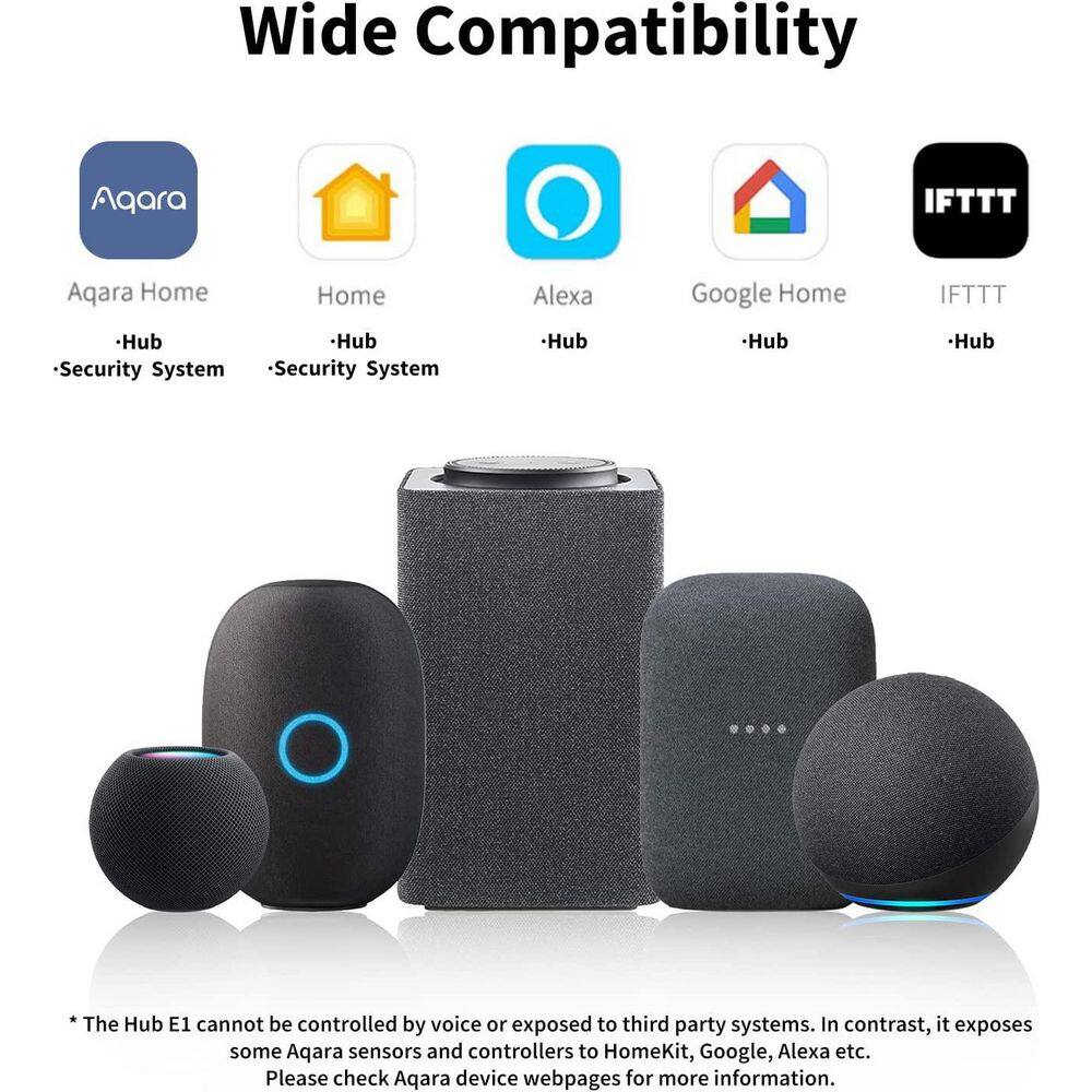 Aqara Smart Hub E1 (2.4 GHz Wi-Fi Required), Powered by USB-A, Acts as a Wi-Fi Repeater (Hotspot) for up to 2 Devices