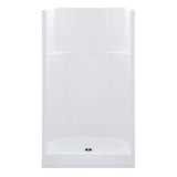 Everyday AFR 42 in. x 34 in. x 75 in. 1-Piece Shower Stall with Center Drain in White