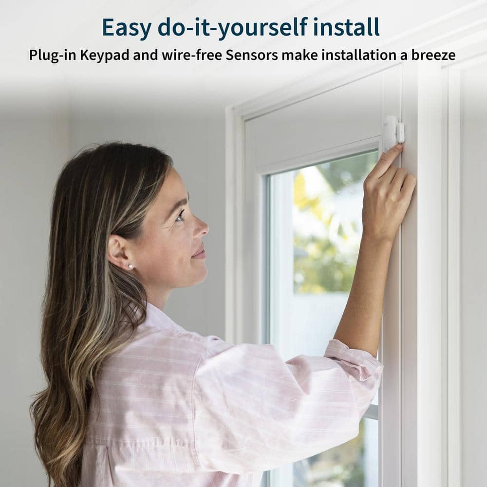 Arlo Home Security System with Wired Keypad Sensor Hub and 5 Sensors