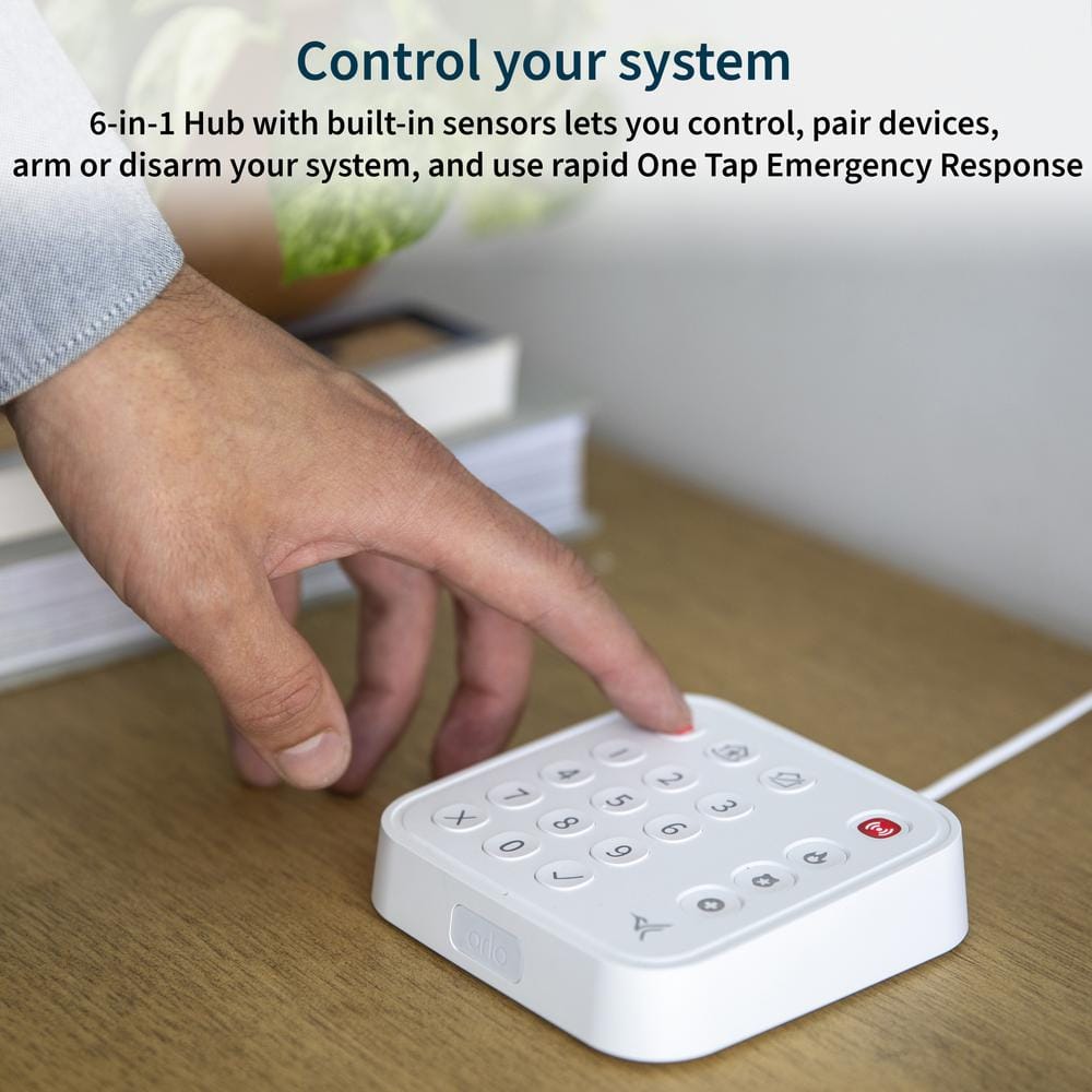 Arlo Home Security System with Wired Keypad Sensor Hub and 5 Sensors