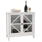 31.5 in. W x 14.37 in. D x 29.92 in. H in White MDF Assemble Pantry Upper Diagonal Kitchen Cabinet for Kitchen