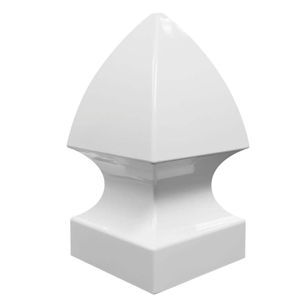 Barrette Outdoor Living 5 in. x 5 in. Vinyl White Gothic Post Cap