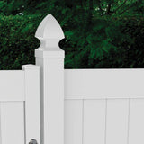 Barrette Outdoor Living 5 in. x 5 in. Vinyl White Gothic Post Cap
