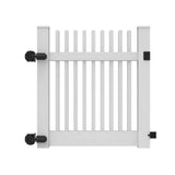 Barrette Outdoor Living Yukon 4x4 White Vinyl Fence Gate