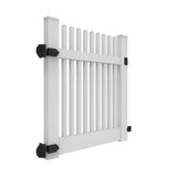 Barrette Outdoor Living Yukon 4x4 White Vinyl Fence Gate