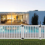 Barrette Outdoor Living Ohio 5 ft. W x 4 ft. H White Vinyl Fence Gate