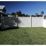 Barrette Outdoor Living Washington 5 ft. H x 6 ft. W White Vinyl Fence Panel