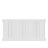Barrette Outdoor Living Bryce 4 ft. H x 8 ft. W White Vinyl Fence Panel (Unassembled)