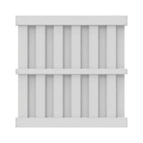 Whitney 6 ft. x 6 ft. Sand Vinyl Shadowbox Fence Panel