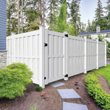 Barrette Outdoor Living 5 in. x 5 in. x 8.5 ft. White Vinyl Fence Corner Post