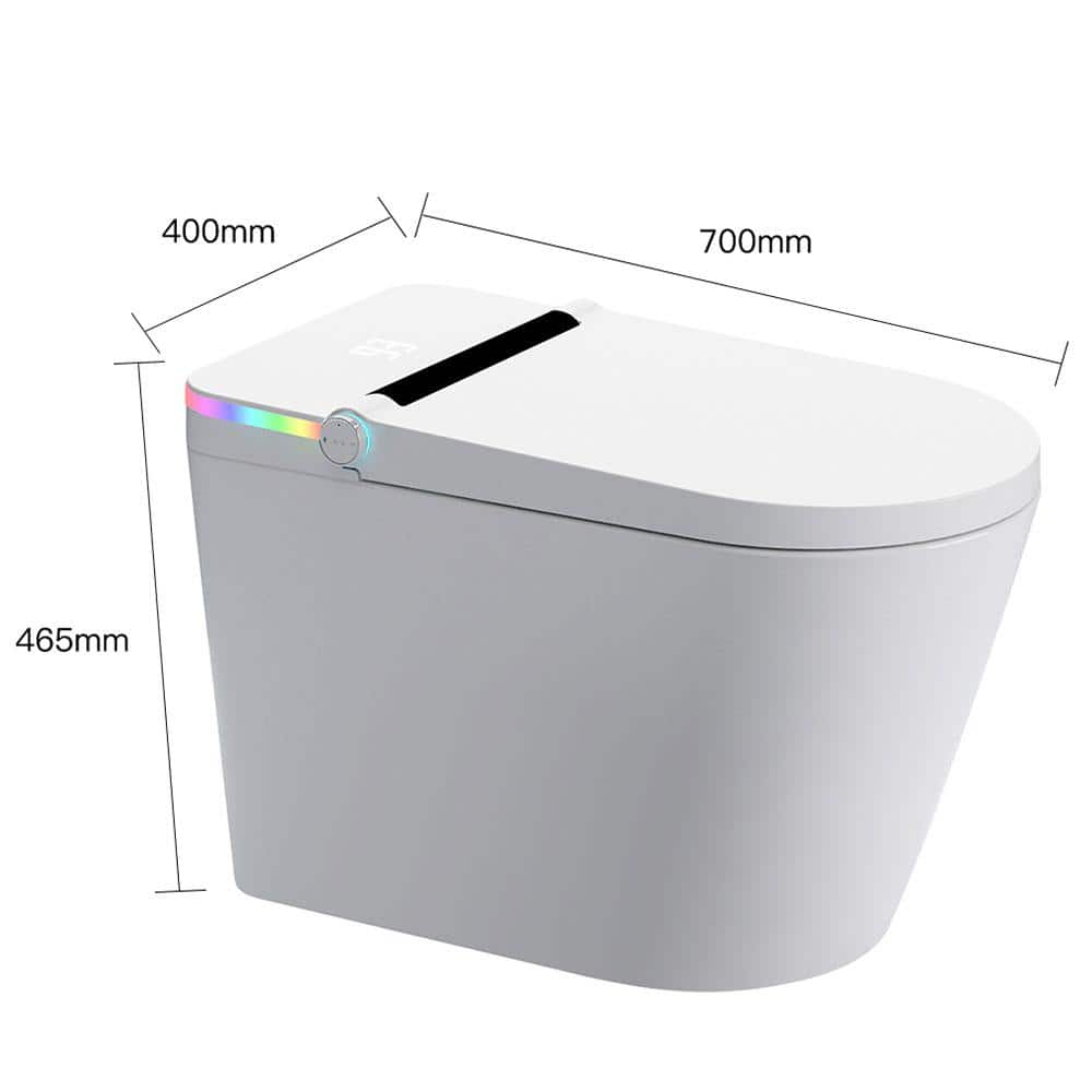 Smart Tankless Bidet Toilet 1.28 GPF - Auto Features & Heated Seat