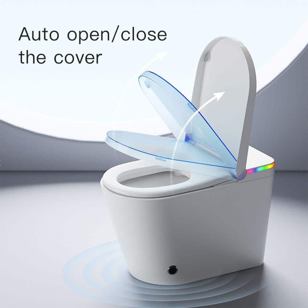 Smart Tankless Bidet Toilet 1.28 GPF - Auto Features & Heated Seat