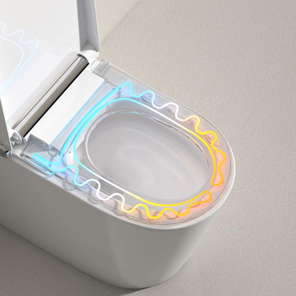Advanced Tankless Elongated Bidet Toilet with Auto Flush and Remote Control