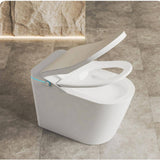 Advanced Tankless Elongated Bidet Toilet with Auto Flush and Remote Control