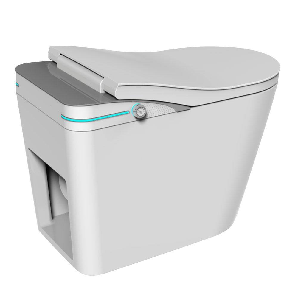 Advanced Tankless Elongated Bidet Toilet with Auto Flush and Remote Control