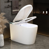 FUFU&GAGA Elongated Smart Bidet Toilet 1.28GPF with Massage Cleaning and Heated Seat