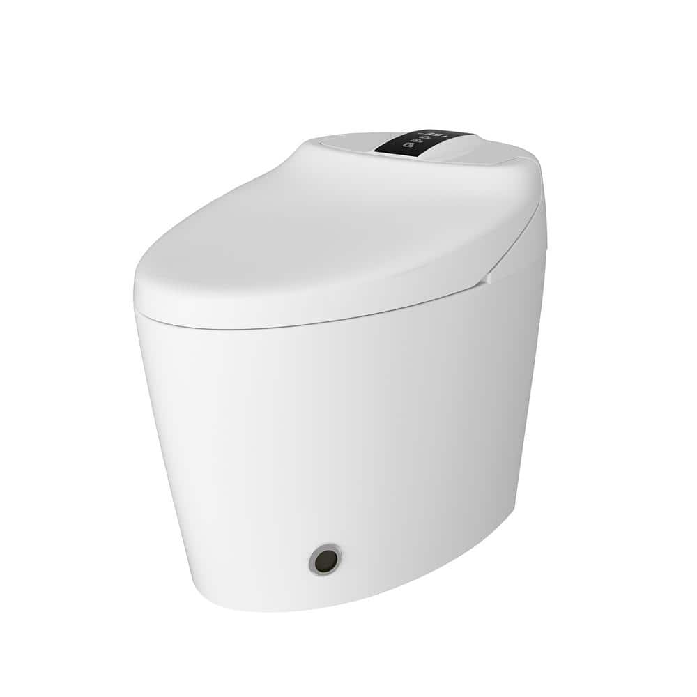 FUFU&GAGA Elongated Smart Bidet Toilet with Foot Sensing & Heated Features