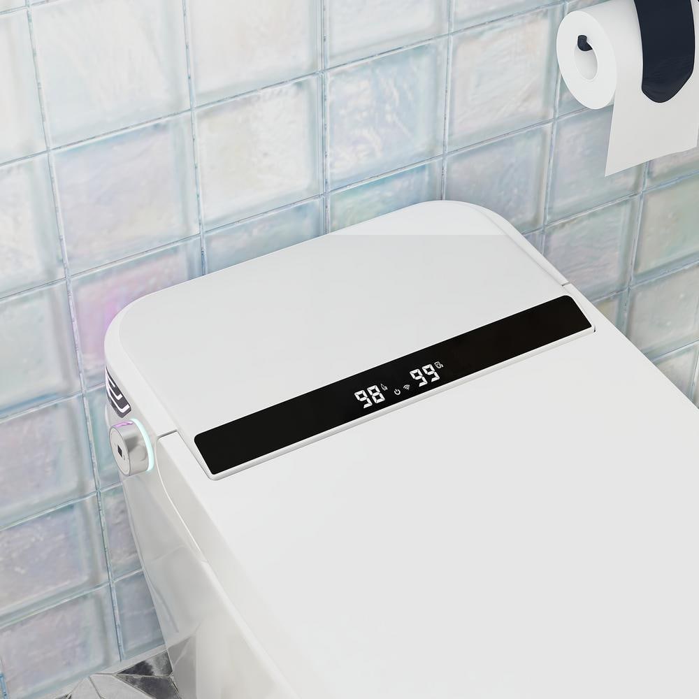 FUFU&GAGA Elongated Smart Bidet Toilet with Foot Sensing and Heated Seat
