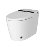 FUFU&GAGA Elongated Smart Bidet Toilet with Foot Sensing, Heated & Digital Display - 1.28 GPF
