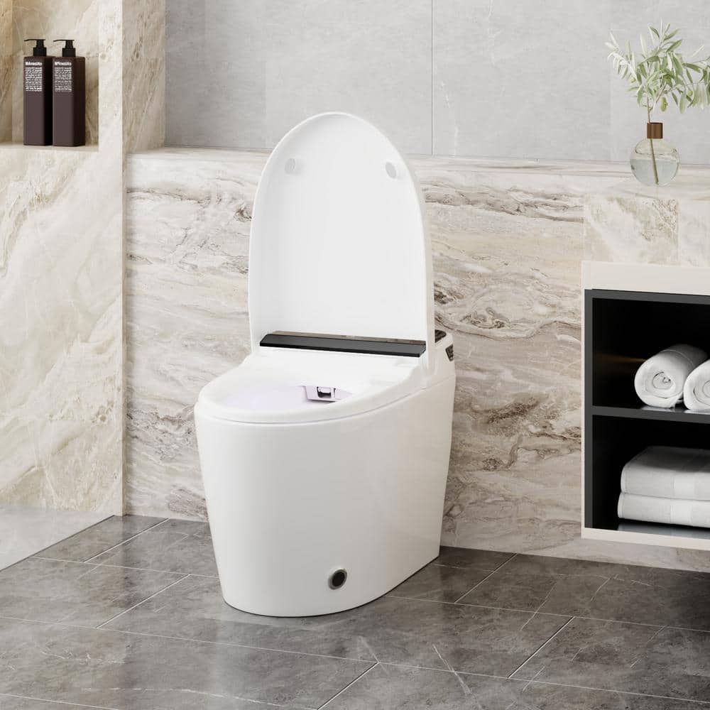 FUFU&GAGA Elongated Smart Bidet Toilet with Auto Open/Flush and Heated Seat