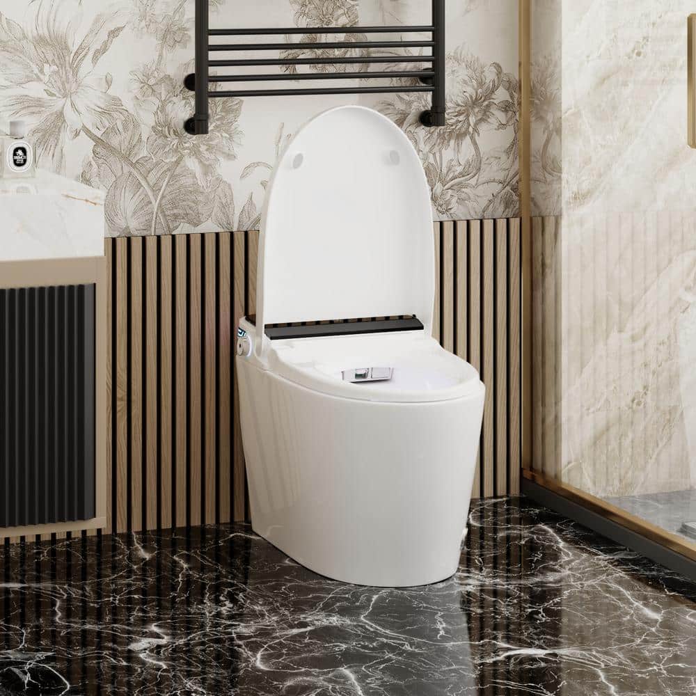 FUFU&GAGA Elongated Smart Bidet Toilet with Auto Open/Flush and Heated Seat