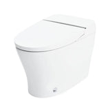 EPOWP 11.8 in. Dual Flush Elongated Smart Toilet with Foot Sensor & Knob Control