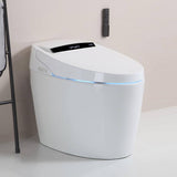 Smart Elongated Bidet Toilet with Adjustable Sprayer, Deodorizing, and Soft Close