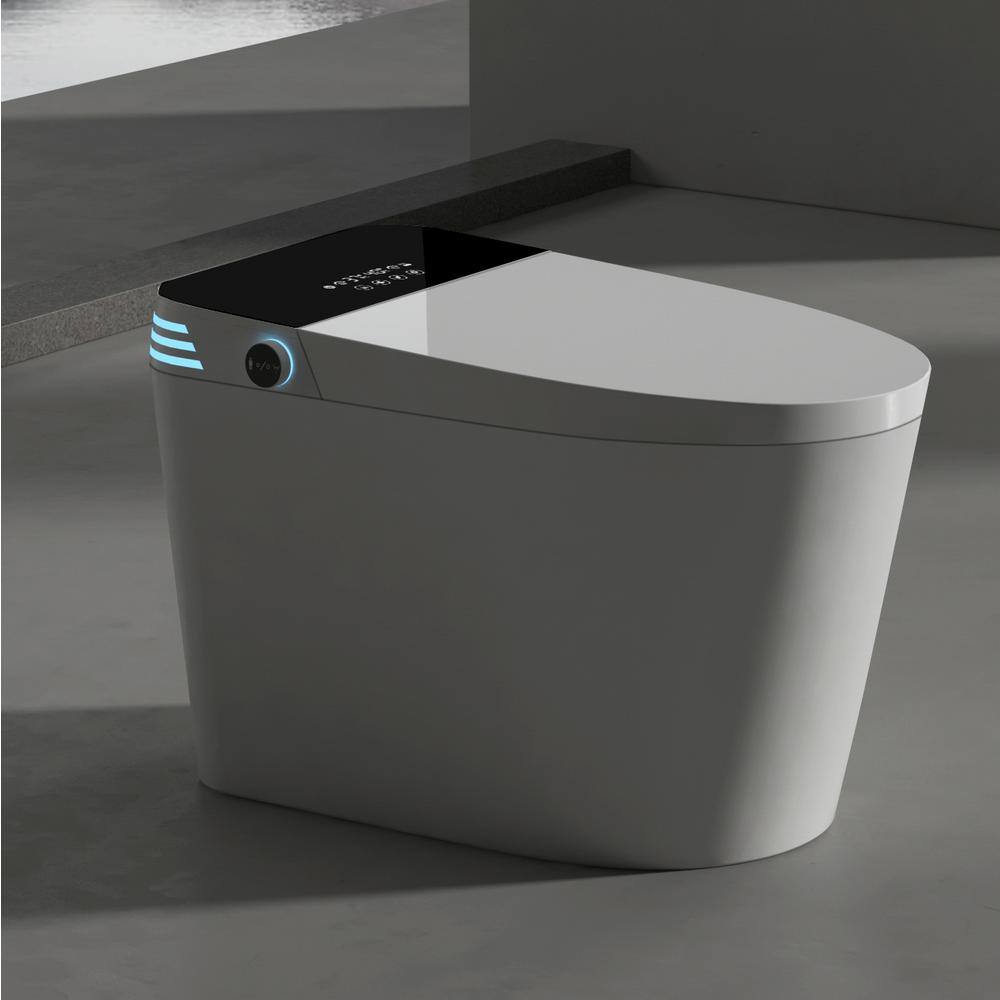 Unbranded Tankless Smart Toilet with Built-In Bidet, Auto Open/Close, 1.28 GPF