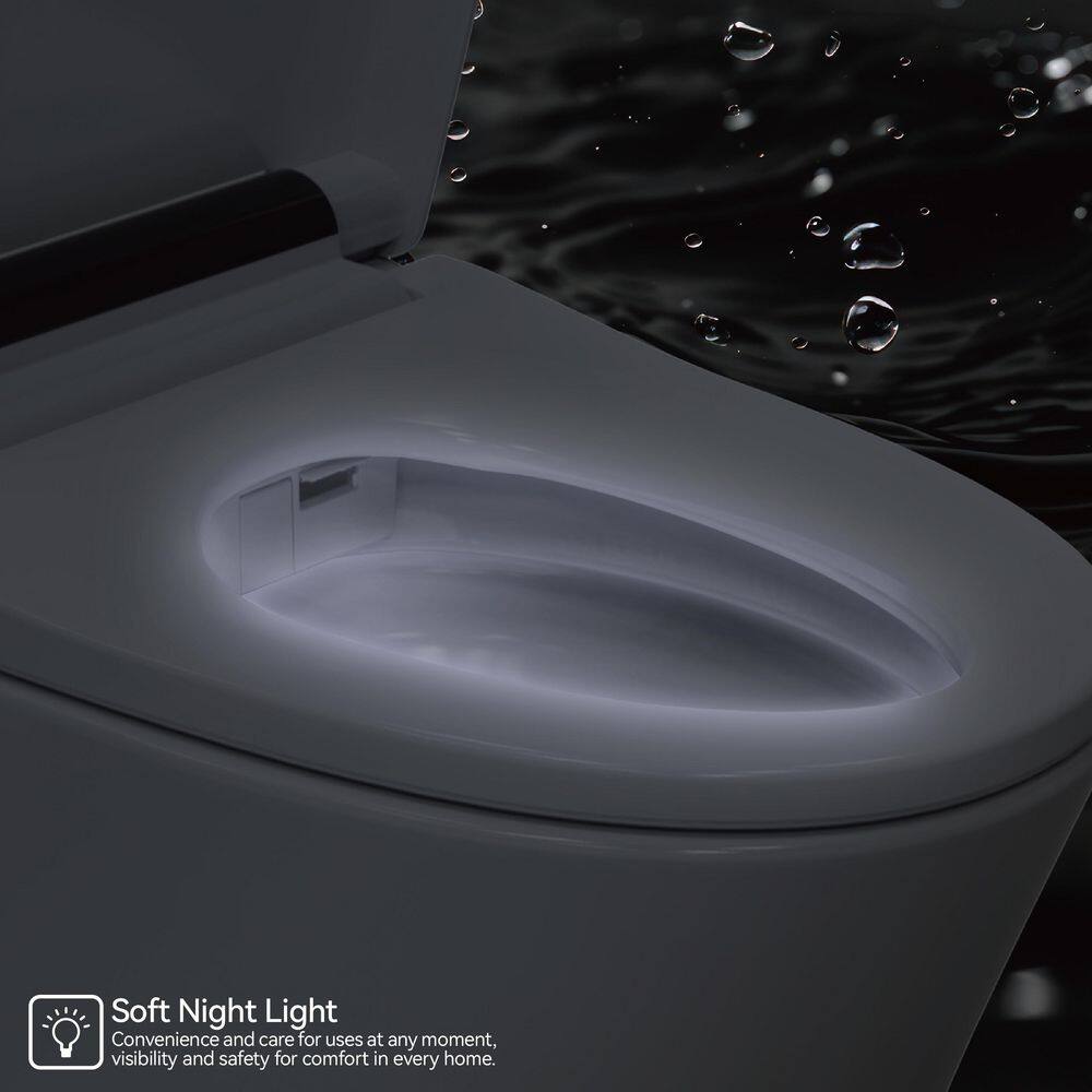 Unbranded Elongated Luxury Smart Bidet Toilet with Heated Seat & Automatic Flush