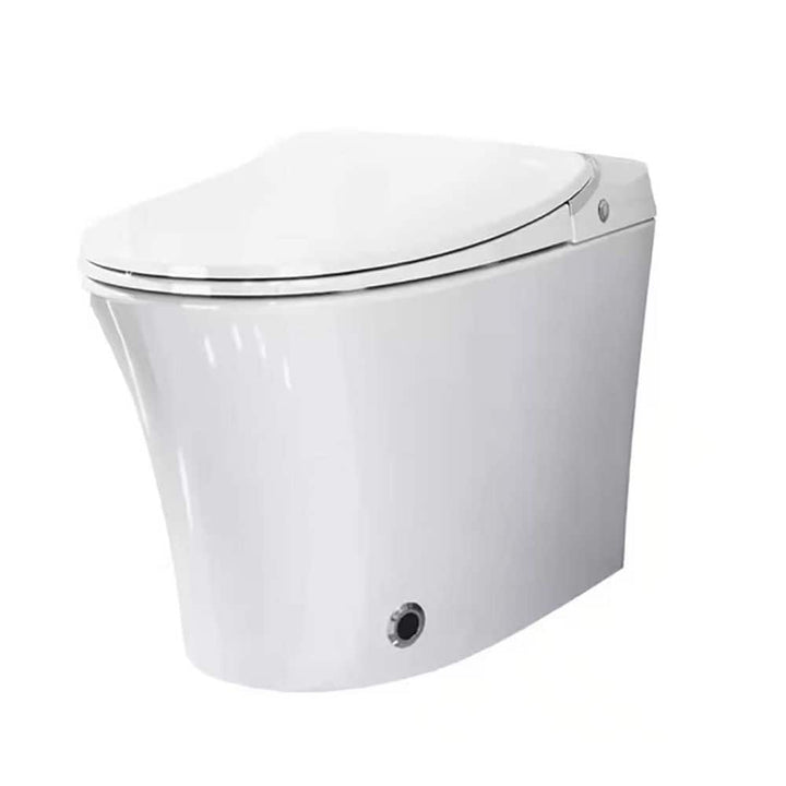 Smart Bidet Toilet with Heated Seat and Remote Control - Unbranded - White