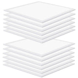 Bieuoram 2 ft. x 2 ft. 5800 Lumens Integrated LED Flat Panel Light, 5000K Daylight Dimmable Commercial Light for Office (12-Pack)