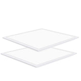 Bieuoram 2 ft. x 2 ft. 5800 Lumens Integrated LED Panel Light, 5000K Daylight, Dimmable 2x2 Recessed Edge-Lit Fixture (2 Pack)