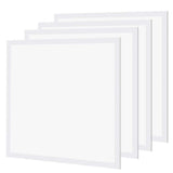 Bieuoram 2 ft. x 2 ft. 5800 Lumens Integrated LED Panel Light, 5000K Daylight, Dimmable (4 Pack)