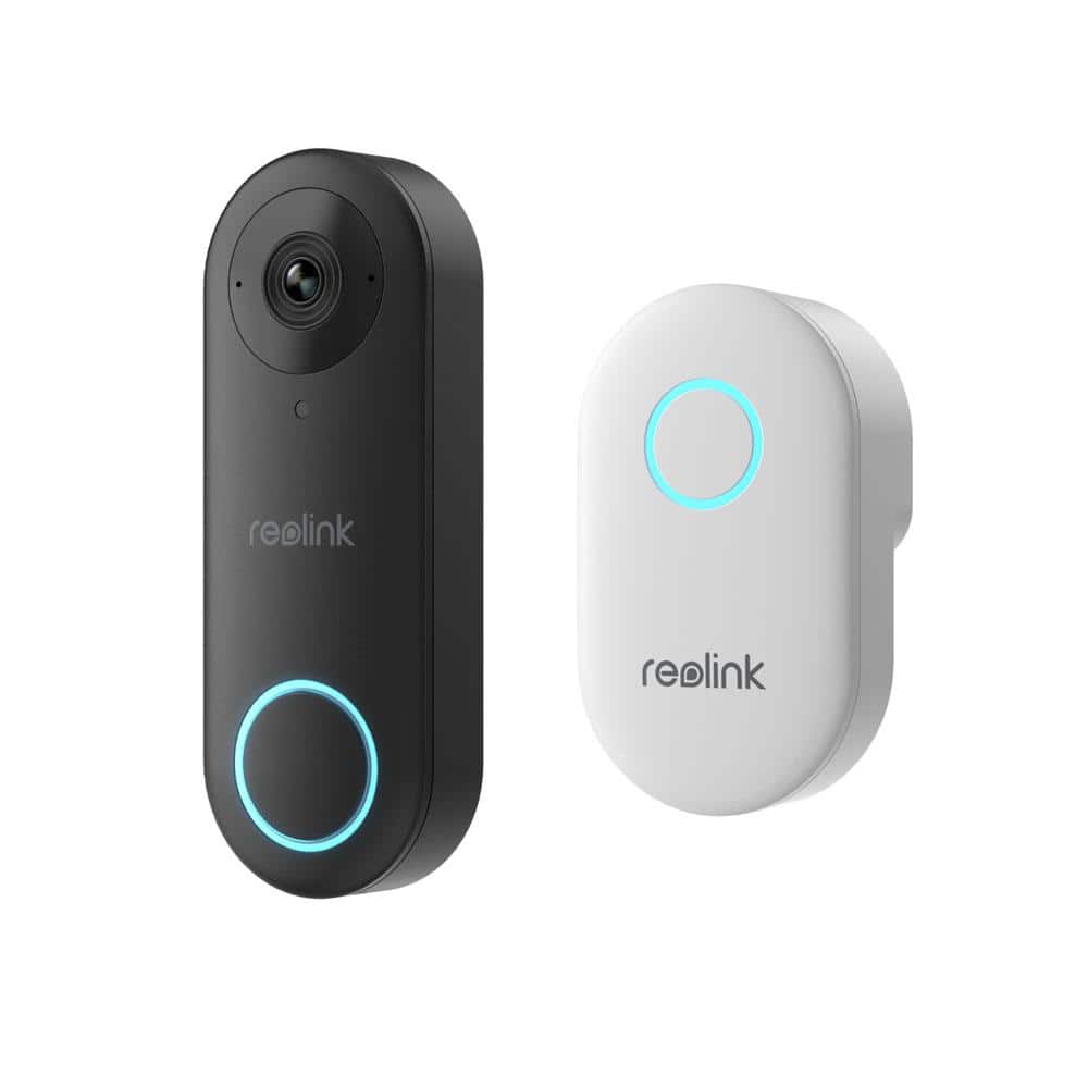 REOLINK Smart 2K Plus Wireless 5MP HD Smart Video Doorbell Camera with Chime, 180° Diagonal, Person Detection, 5/2.4Ghz WiFi