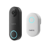 REOLINK Smart 2K Plus Wireless 5MP HD Smart Video Doorbell Camera with Chime, 180° Diagonal, Person Detection, 5/2.4Ghz WiFi
