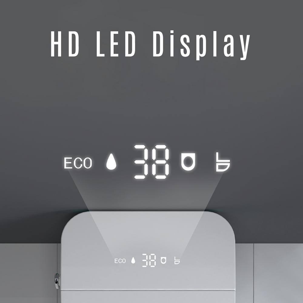 Boosicavelly Elongated Bidet Toilet with Heated Seat & LED Display