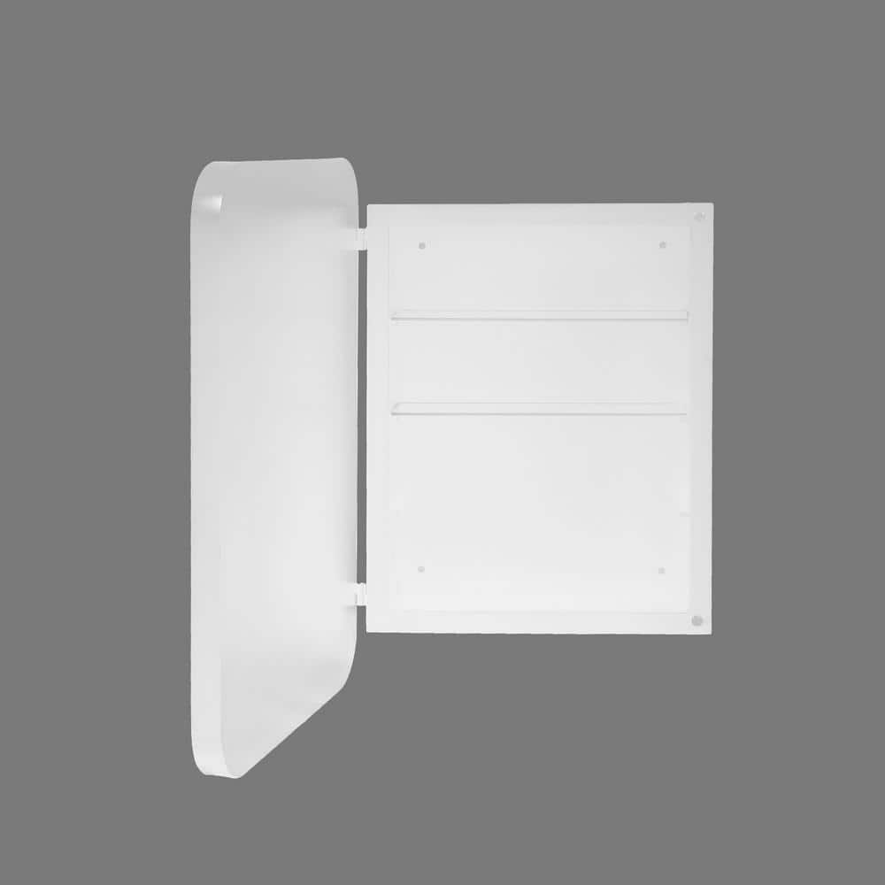Boosicavelly 15.74 in. W x 23.60 in. H Rectangular Metal Medicine Cabinet with Mirror
