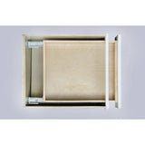 Bremen Cabinetry Bremen Ready to Assemble 15x34.5x24 in. Shaker Base Drawer with 1 Standard Drawer with 2 Deep Drawers in White