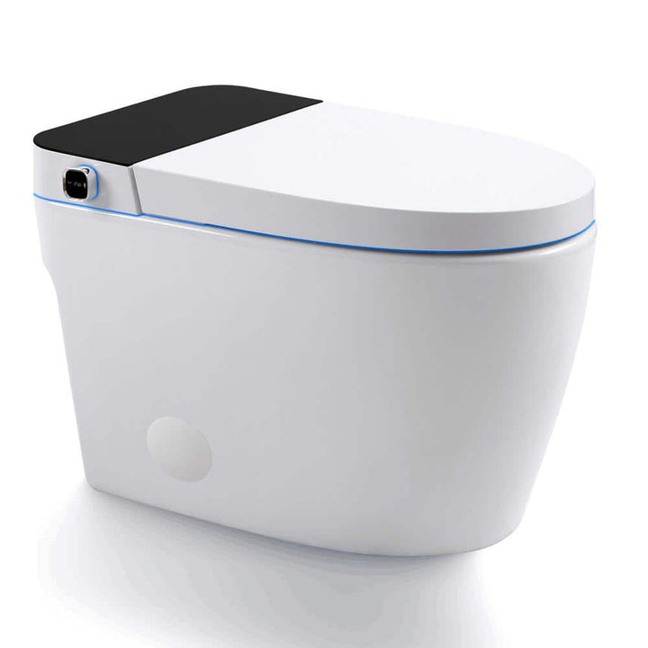 BWE Stylement Tankless Smart Bidet One Piece Toilet - Auto Open/Close, Auto Flush, Heated Seat, Warm Air Dryer
